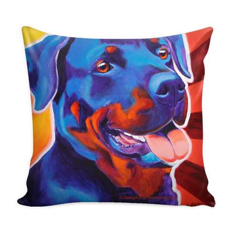 Rottweiler Pillow Cover