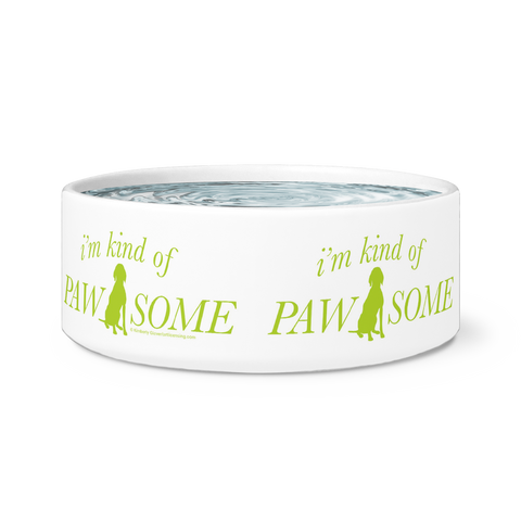 Kind of Pawsome Dog Bowl